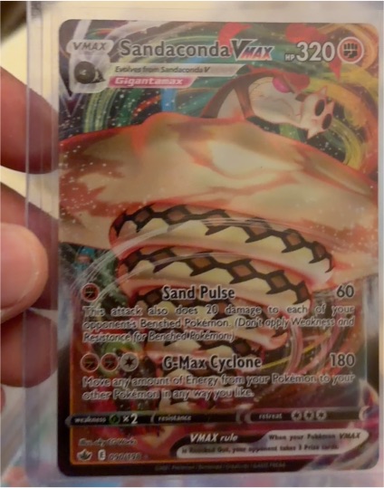2021 Pokémon TCG Chilling Reign #090 Sandaconda VMAX — front