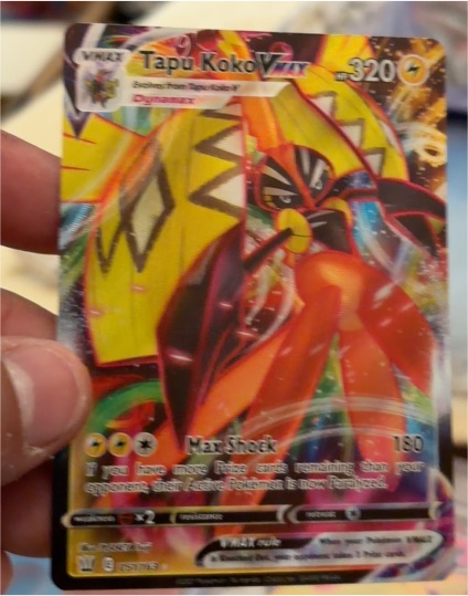 2021 Pokemon Sword & Shield Battle Styles #051 Tapu Koko VMAX — front