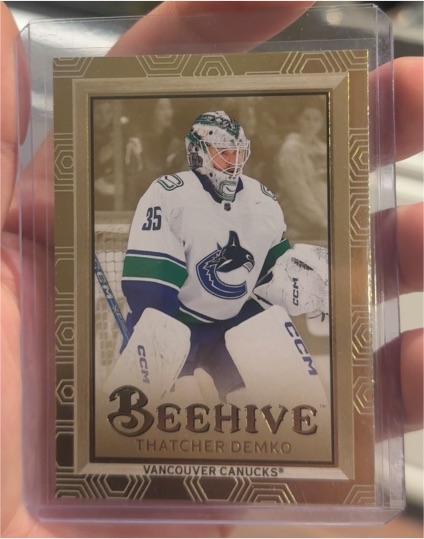 2024-25 Upper Deck Extended Series Beehive #BH-21 Thatcher Demko — front