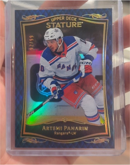 2023-24 Upper Deck Stature #11 Artemi Panarin — front