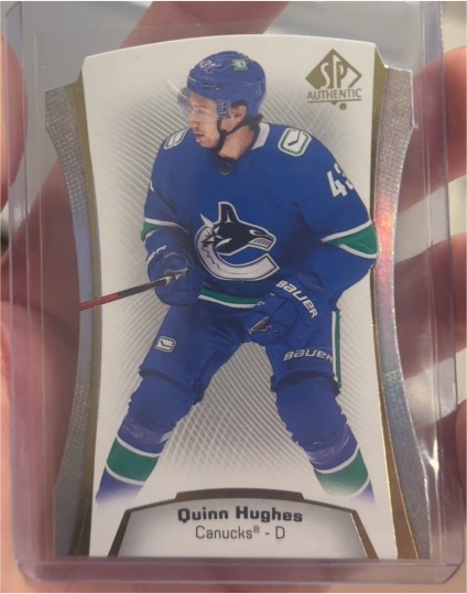 2021-22 Upper Deck SP Authentic #27 Quinn Hughes — front