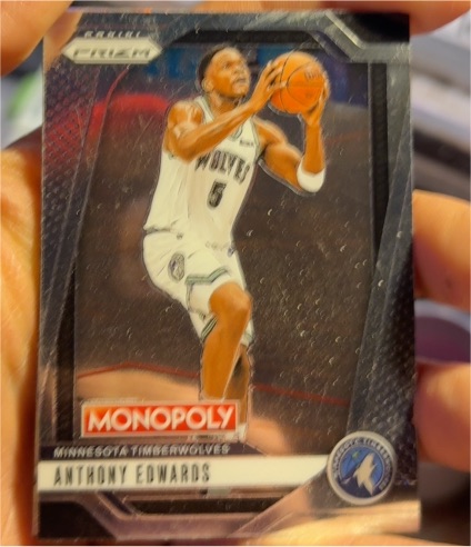 2024-25 Panini Prizm Monopoly #88 Anthony Edwards — front