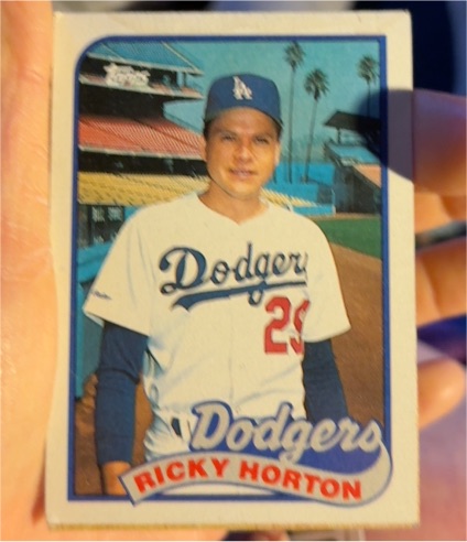 1989 Topps #232 Ricky Horton — front