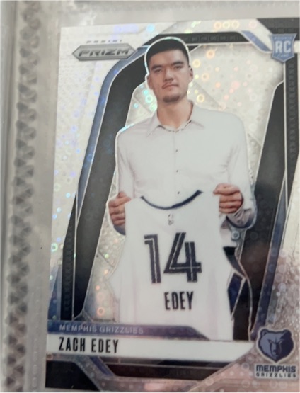 2024-25 Panini Prizm #249 Zach Edey — front