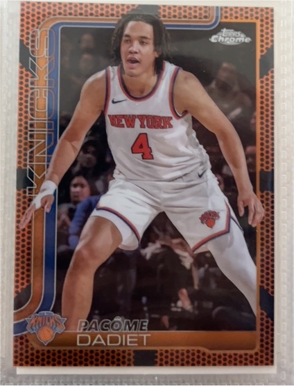 2025-26 Topps Chrome #111 Pacome Dadiet — front