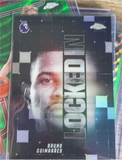 2025-26 Topps Chrome Premier League #LI-39 Bruno Guimaraes Locked In — front