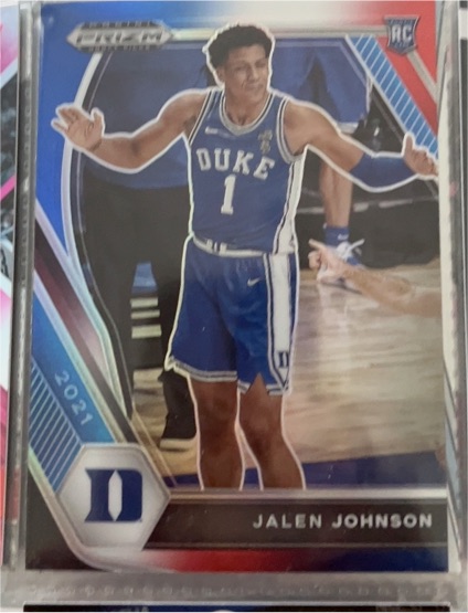 2021 Panini Prizm Draft Picks #10 Jalen Johnson — front