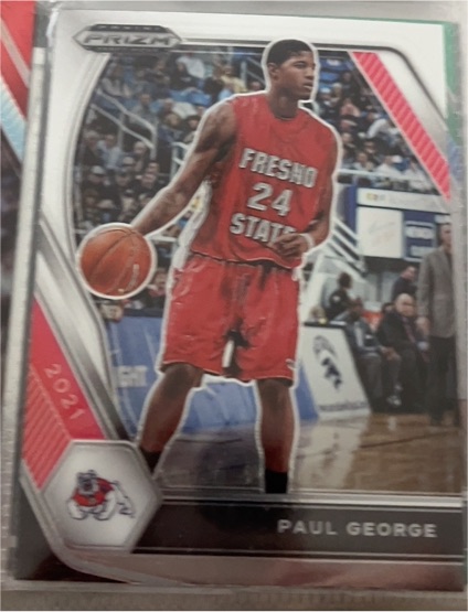 2021 Panini Prizm Draft Picks #69 Paul George Fresno State Bulldogs — front