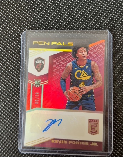 2019-20 Donruss Elite Pen Pals #PP-KPJ Kevin Porter Jr. — front