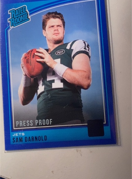 2018 Panini Donruss #301 Sam Darnold — front
