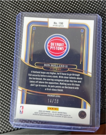 2024-25 Panini Select #198 Ron Holland II — front