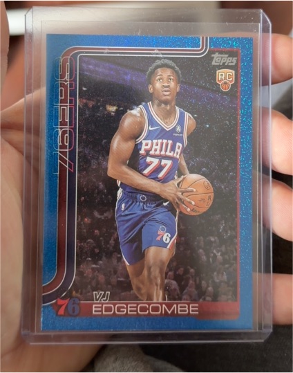 2025 Topps #203 VJ Edgecombe — front