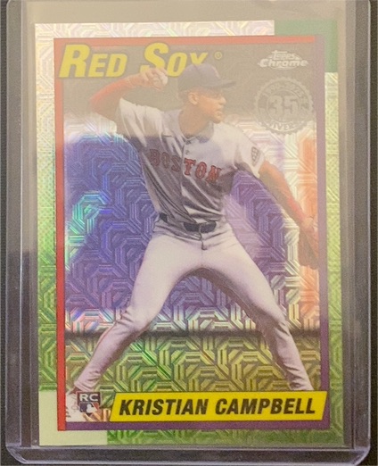2025 Topps Update Series - 1990 Topps Chrome Silver Pack #U90C-47 Kristian Campbell — front