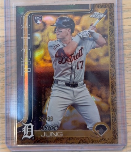 2025 Topps Chrome #225 Jace Jung — front