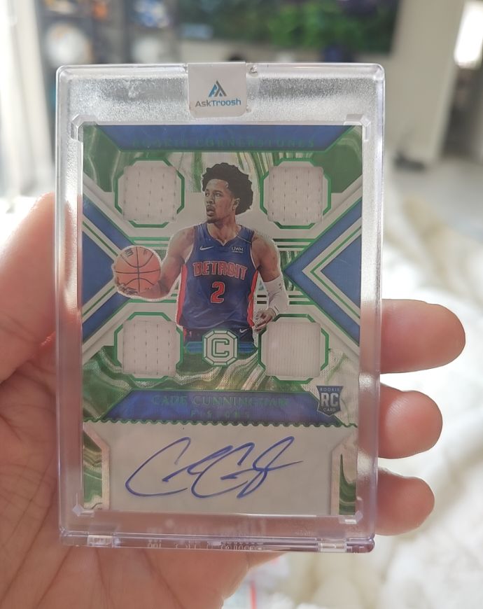 2021 Panini Chronicles Rookie Cornerstones #RC-CAD Cade Cunningham — front