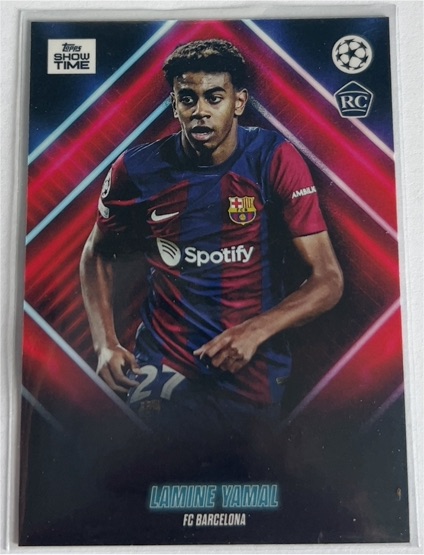 2024 Topps UEFA UCC Showtime #RC Lamine Yamal — front