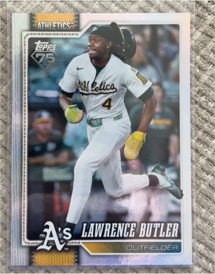 2026 Topps Series 1 #324 Lawrence Butler — front