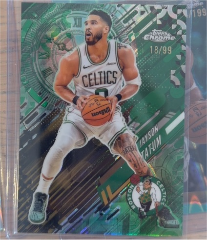 2025-26 Topps Chrome #GT-3 Jayson Tatum Go Time — front