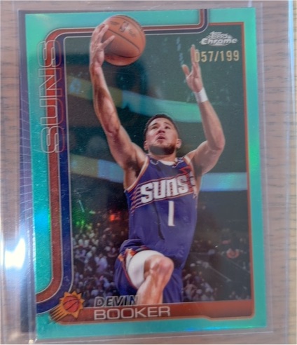 2025-26 Topps Chrome #195 Devin Booker — front