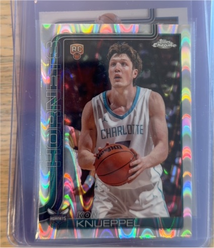 2025-26 Topps Chrome #254 Kon Knueppel — front
