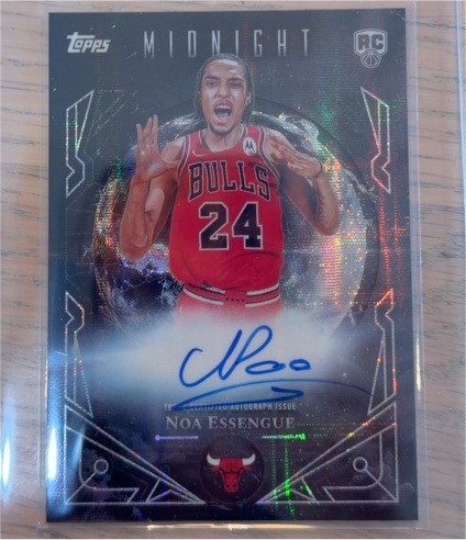 2025 Topps Midnight #24 Noa Essengue — front