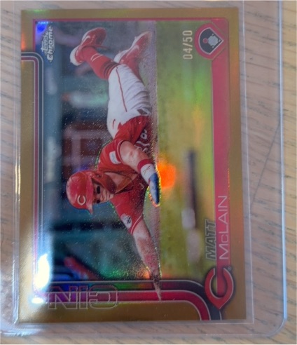 2025 Topps Chrome #278 Matt McLain — front
