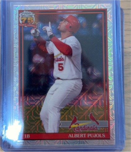 2026 Topps Series 1 Chrome #91C-13 Albert Pujols — front