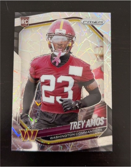 2025 Panini Prizm #400 Trey Amos — front