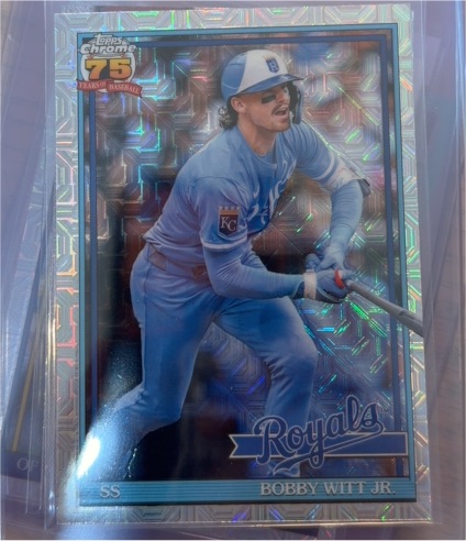 2026 Topps Chrome #91C-19 Bobby Witt Jr. — front