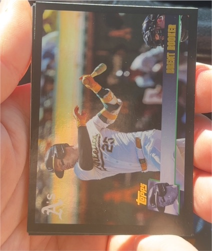 2025 Topps Archives Black Foilboard #194 Brent Rooker — front