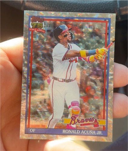 2026 Topps Series 1 #T91-84 Ronald Acuna Jr. — front