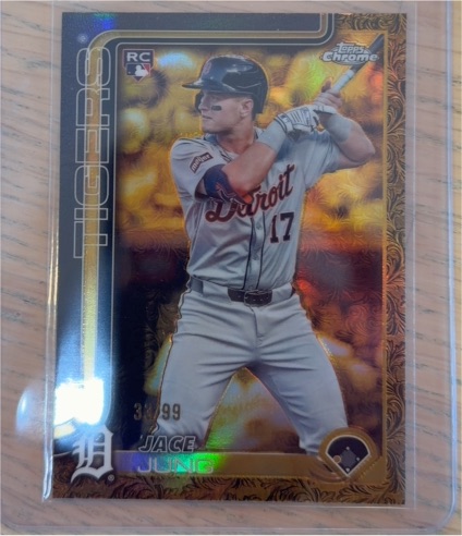 2025 Topps Chrome #225 Jace Jung — front