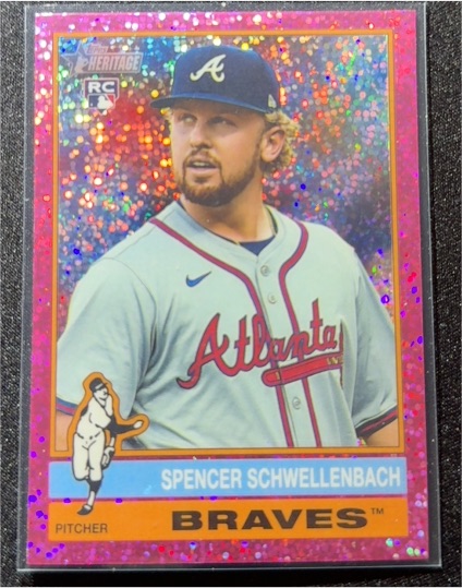 2025 Topps Heritage Chrome #58 Spencer Schwellenbach — front