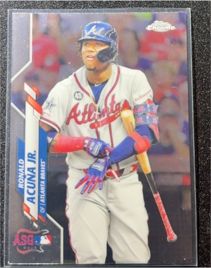 2020 Topps Chrome Update #U-75 Ronald Acuna Jr. — front