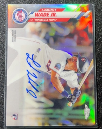 2020 Topps Chrome Update Autographs #USA-LW LaMonte Wade Jr. — front