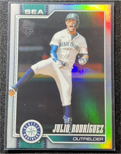 2026 Topps Series 1 #146 Julio Rodriguez Rainbow Foil — front