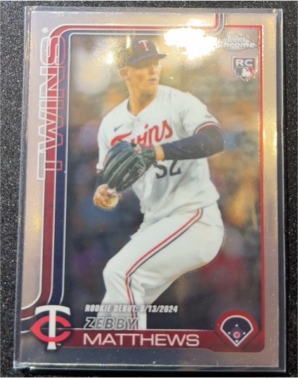 2025 Topps Chrome Update #USC171 Zebby Matthews — front