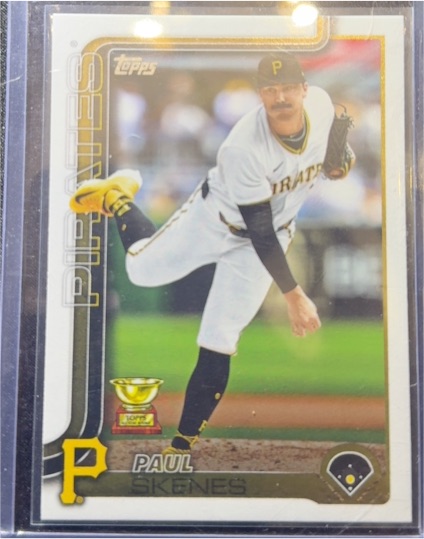 2025 Topps Series 1 #98 Paul Skenes Rookie Cup Pittsburgh Pirates — front