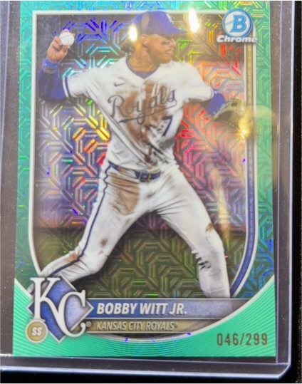 2025 Bowman Chrome #7 Bobby Witt Jr. — front