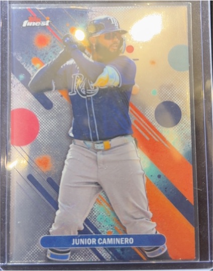 2025 Topps Finest #44 Junior Caminero — front