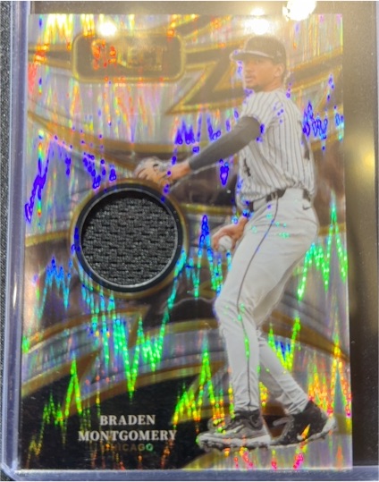 2025 Panini Select Sparks Relic #SP-BM Braden Montgomery — front