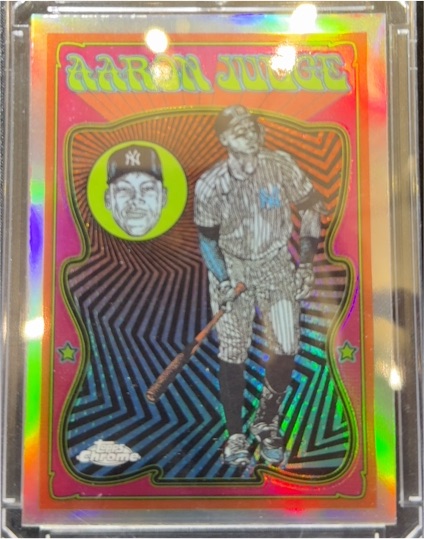 2025 Topps Chrome #UV-2 Aaron Judge Ultra Violet All-Stars — front