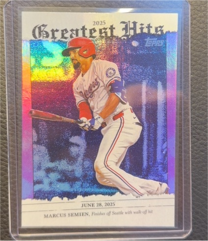 2026 Topps Series 1 #GH-22 Marcus Semien 2025 Greatest Hits — front