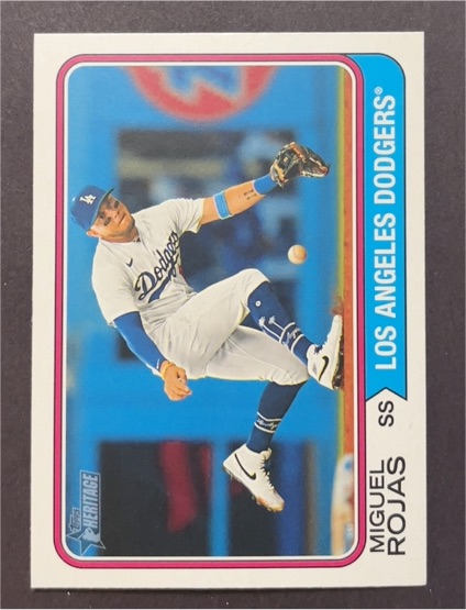 2023 Topps Heritage High Number #523 Miguel Rojas — front