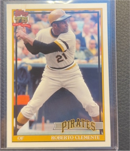 2026 Topps Series 1 #T91-99 Roberto Clemente — front