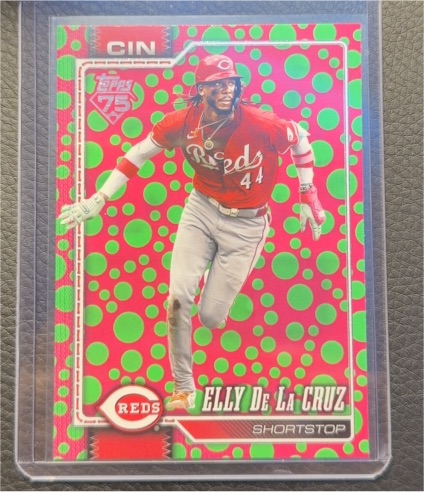 2026 Topps 75 S1 Easter Polka Dots #150 Elly De La Cruz — front