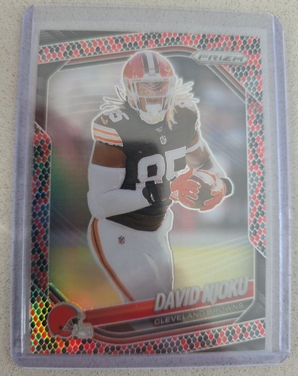 2025 Panini Prizm #155 David Njoku — front