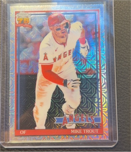 2026 Topps Series 1 Silver Pack Mojo #91C-42 Mike Trout — front