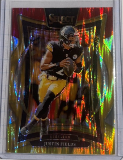 2024 Panini Select #74 Justin Fields Pittsburgh Steelers — front