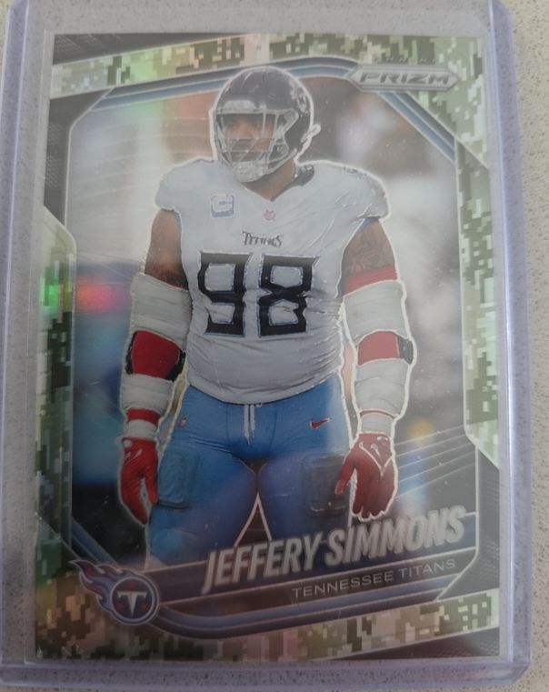 2025 Panini Prizm #268 Jeffery Simmons — front